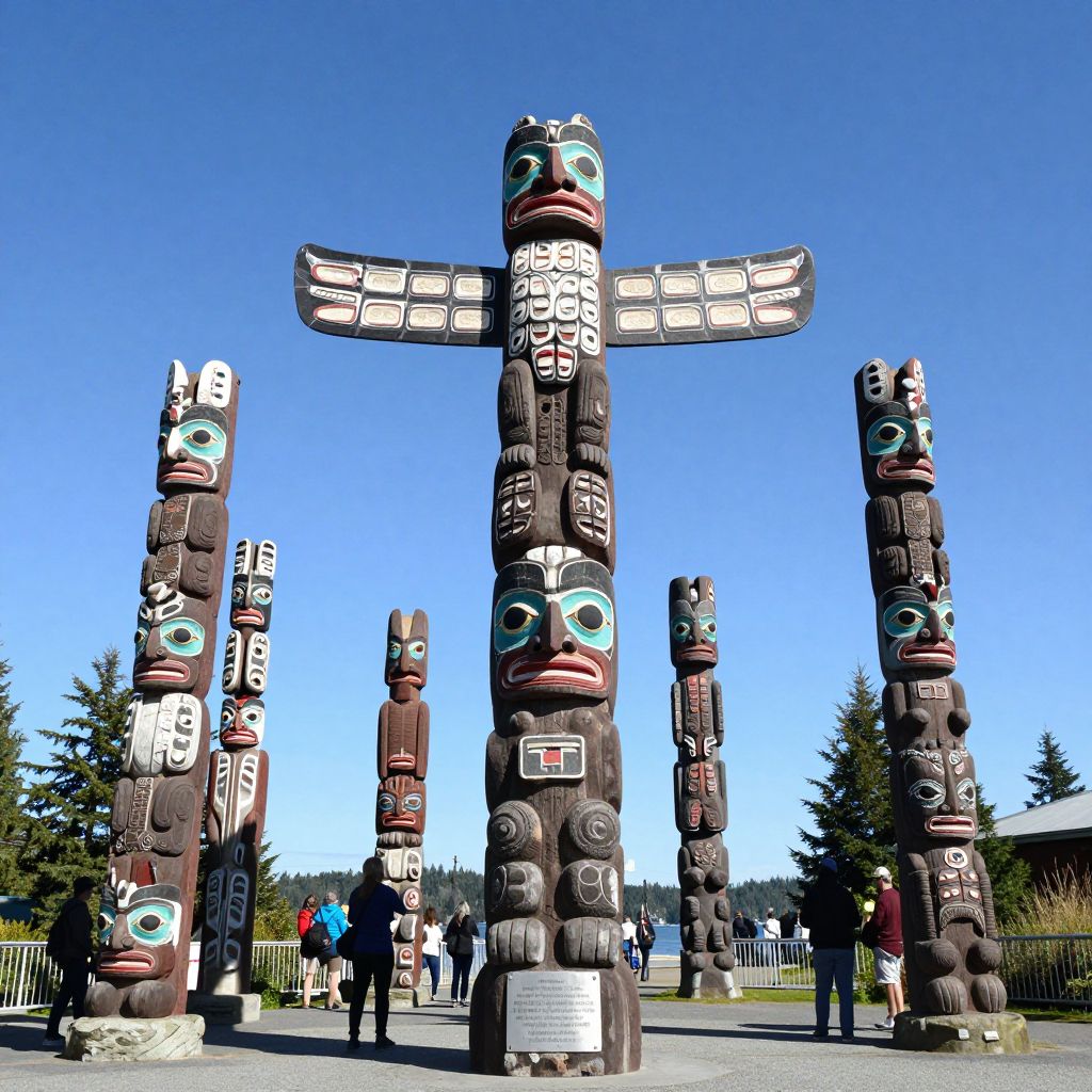 Totem Poles at Brockton Point