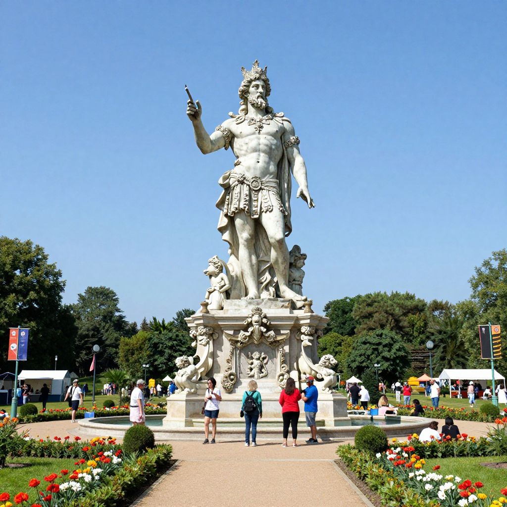 King Neptune Statue