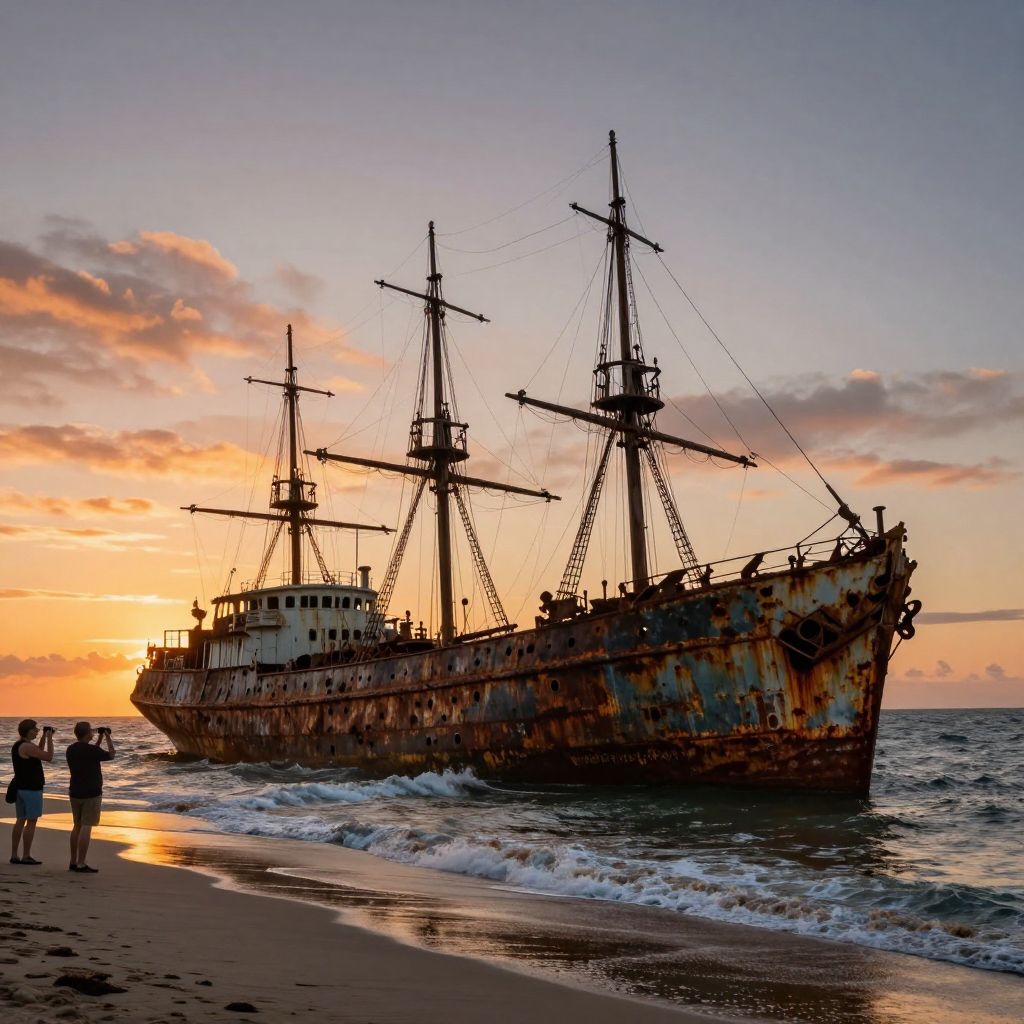 Peter Iredale Shipwreck