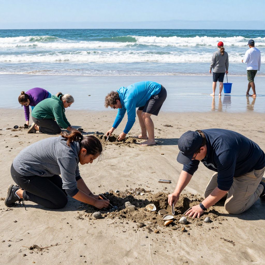 Razor Clamming